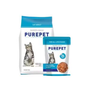 Purepet Ocean Fish Flavour Dry Cat Food – 1kg Pack