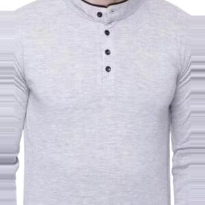 Men’s Party Wear Self-Design Polyester T-Shirt
