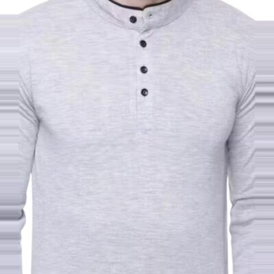 Men’s Party Wear Self-Design Polyester T-Shirt