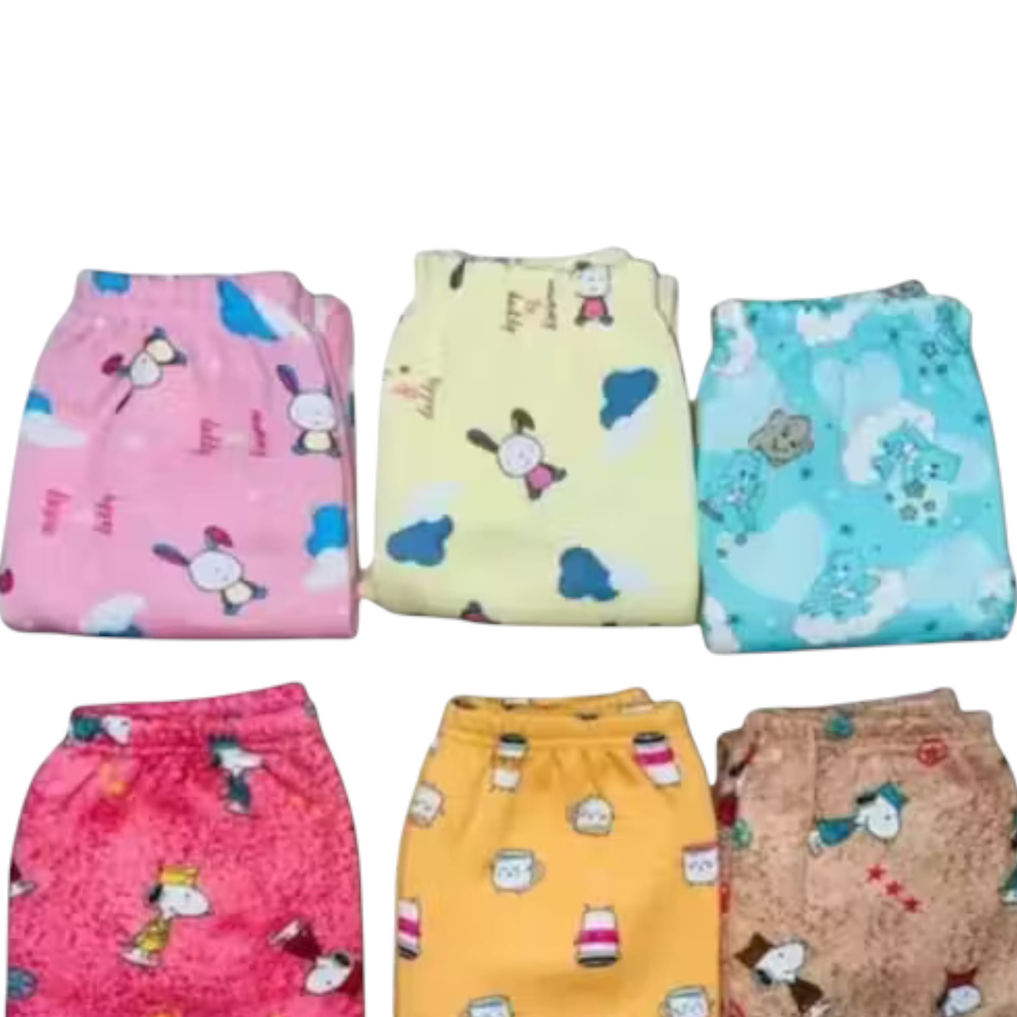 6-Piece Unisex Printed Kids’ Pyjamas - Snug, Stylish & Comfortable - Image 3