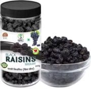 SRC Creations Seedless Premium Black Raisins 250g | Kali Kismis