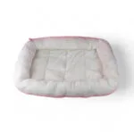 Ultra-Soft Cream Faux Fur Pet Bed – Small, 60×40×15 cm - Image 2