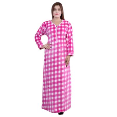 Women's Wool Velvet Winter Nightgown | Cosy Sleepwear