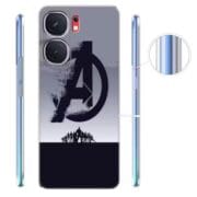 IQOO Neo 9 Pro Back Cover Printed Soft Case – Silver - Image 2