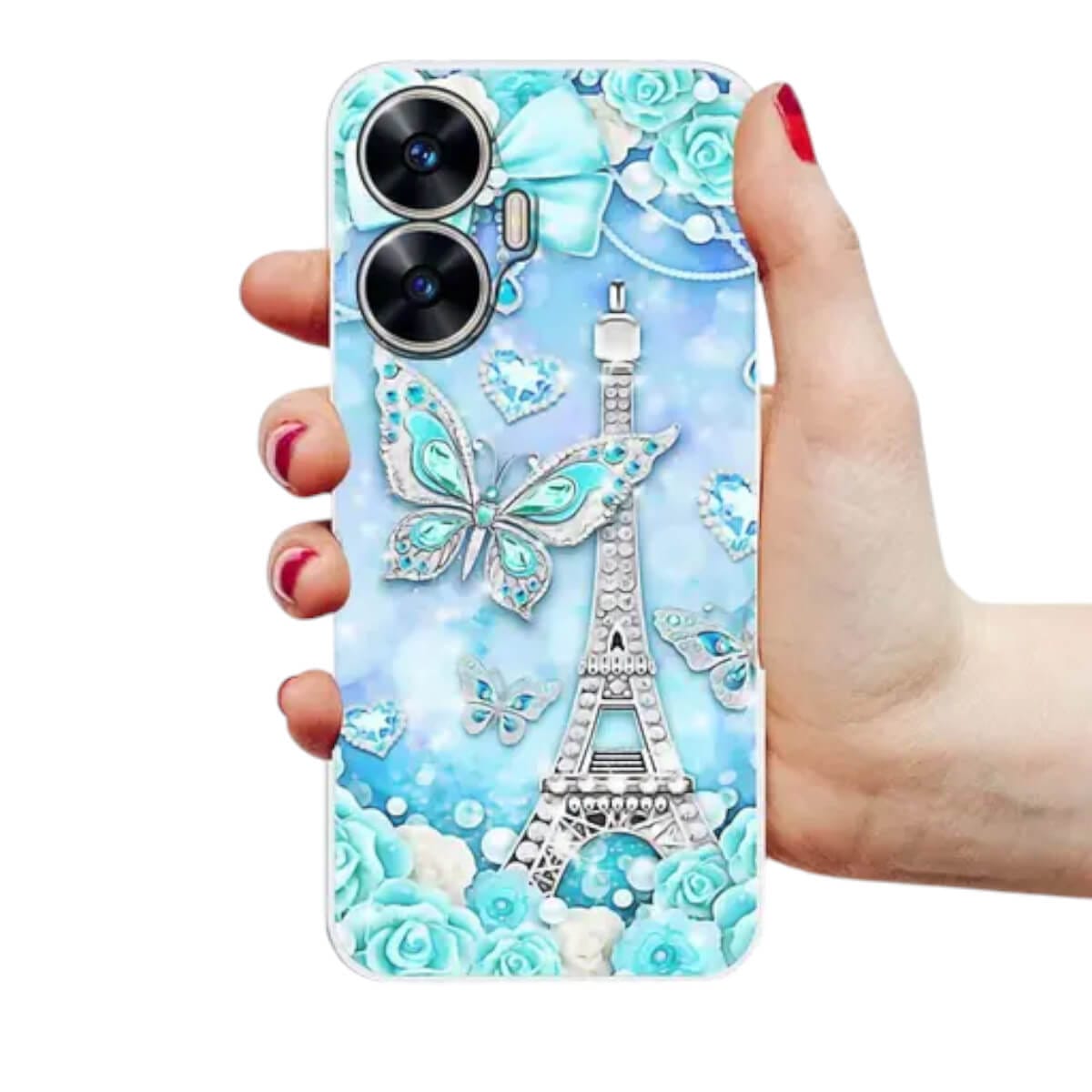Realme C55 Mobile Back Cover - 3D Hologram Design