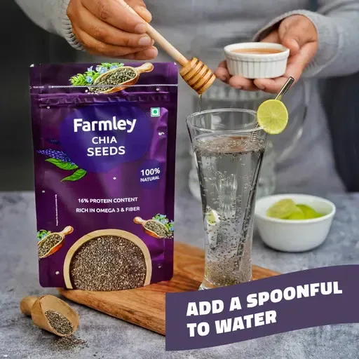 Farmley Premium Chia Seeds 200g – Omega 3 & Fibre Boost - Image 4
