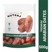 Nutraj Classic Arabian Dates 500gm – Natural & Additive-Free