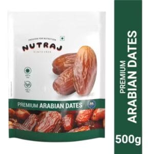 Nutraj Classic Arabian Dates 500gm – Natural & Additive-Free
