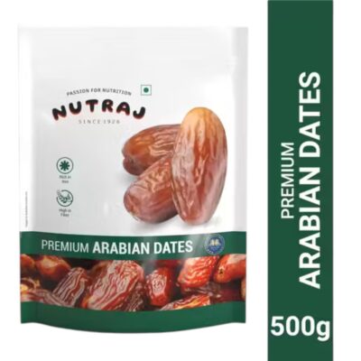 Nutraj Classic Arabian Dates 500gm – Natural & Additive-Free