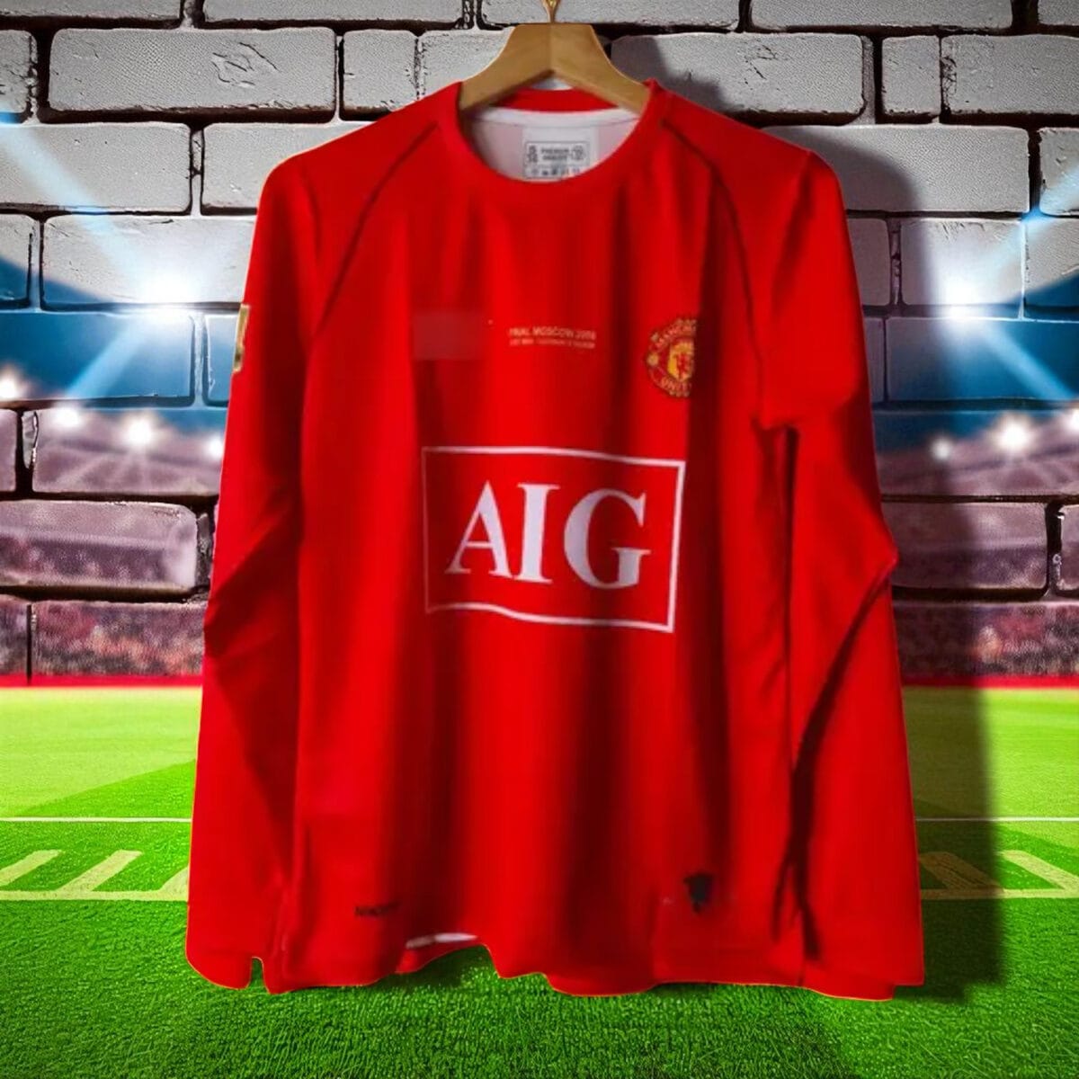 Manchester United Ronaldo 2008 Full Sleeve Jersey – Red - Image 2
