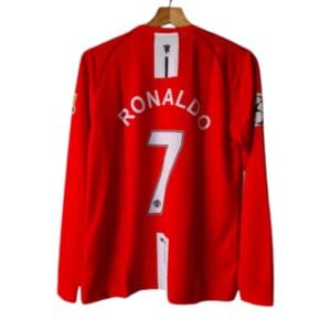 Manchester United Ronaldo 2008 Full Sleeve Jersey – Red