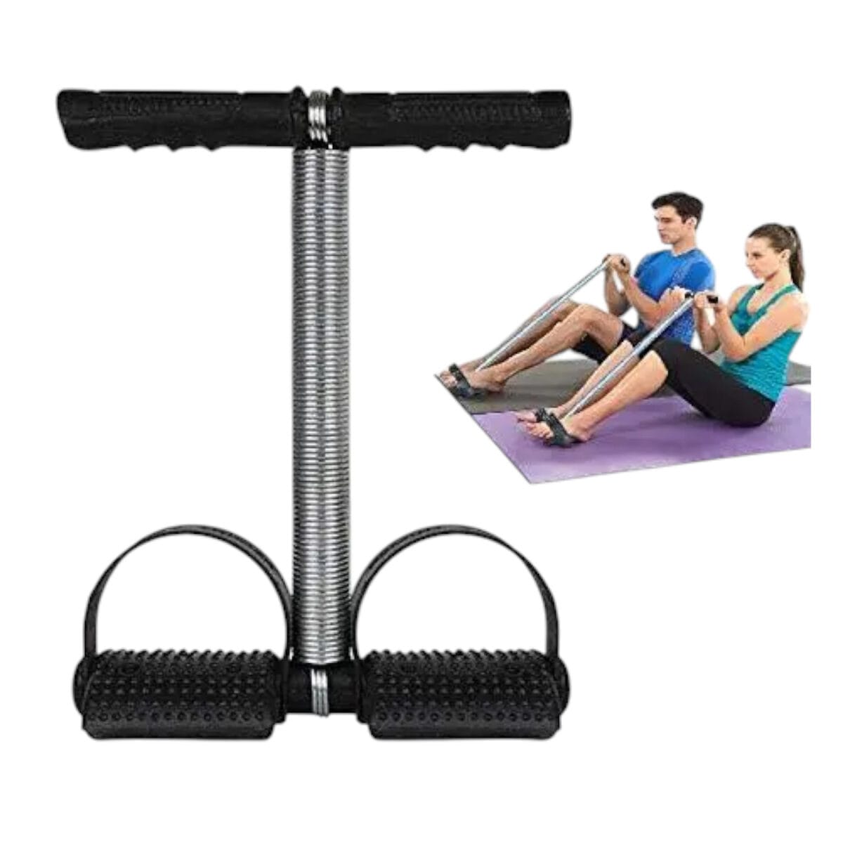 Double Spring Tummy Trimmer Combo with Tummy Twister – Compact Home Gym - Image 3