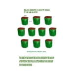 12x12 HDPE Grow Bag – Pack of 10 Durable Planters