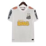 Neymar Jr Santos White Retro Jersey – Polycotton, Unisex Fit