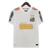 Neymar Jr Santos White Retro Jersey – Polycotton, Unisex Fit