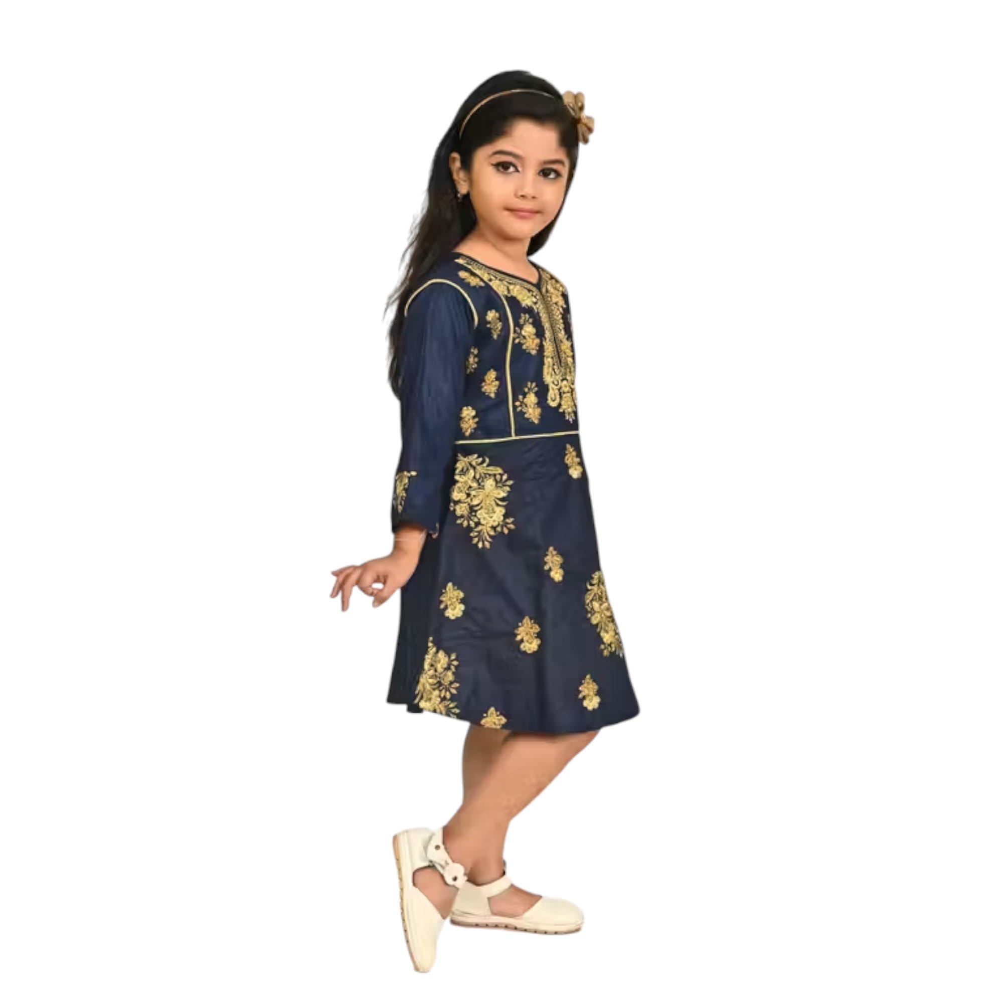 Baby Girl Dress Fancy/Holi Dress - Image 3