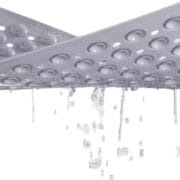 FS COOL Non-Slip Bathtub Mat with Suction Cups & Drain Holes – Green - Image 2