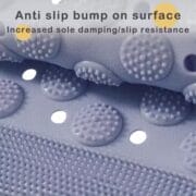 FS COOL Non-Slip Bathtub Mat with Suction Cups & Drain Holes – Green - Image 3
