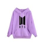 BTS Hoodie for Girls – Fancy Fleece Hoodie with BTS Print | K-Pop Army Women’s Winter Wear