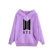 BTS Hoodie for Girls – Fancy Fleece Hoodie with BTS Print | K-Pop Army Women’s Winter Wear
