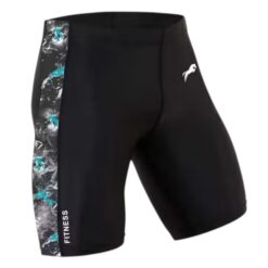 Men’s Cycling Shorts – Printed Polyester Sportswear for Road & Mountain Biking