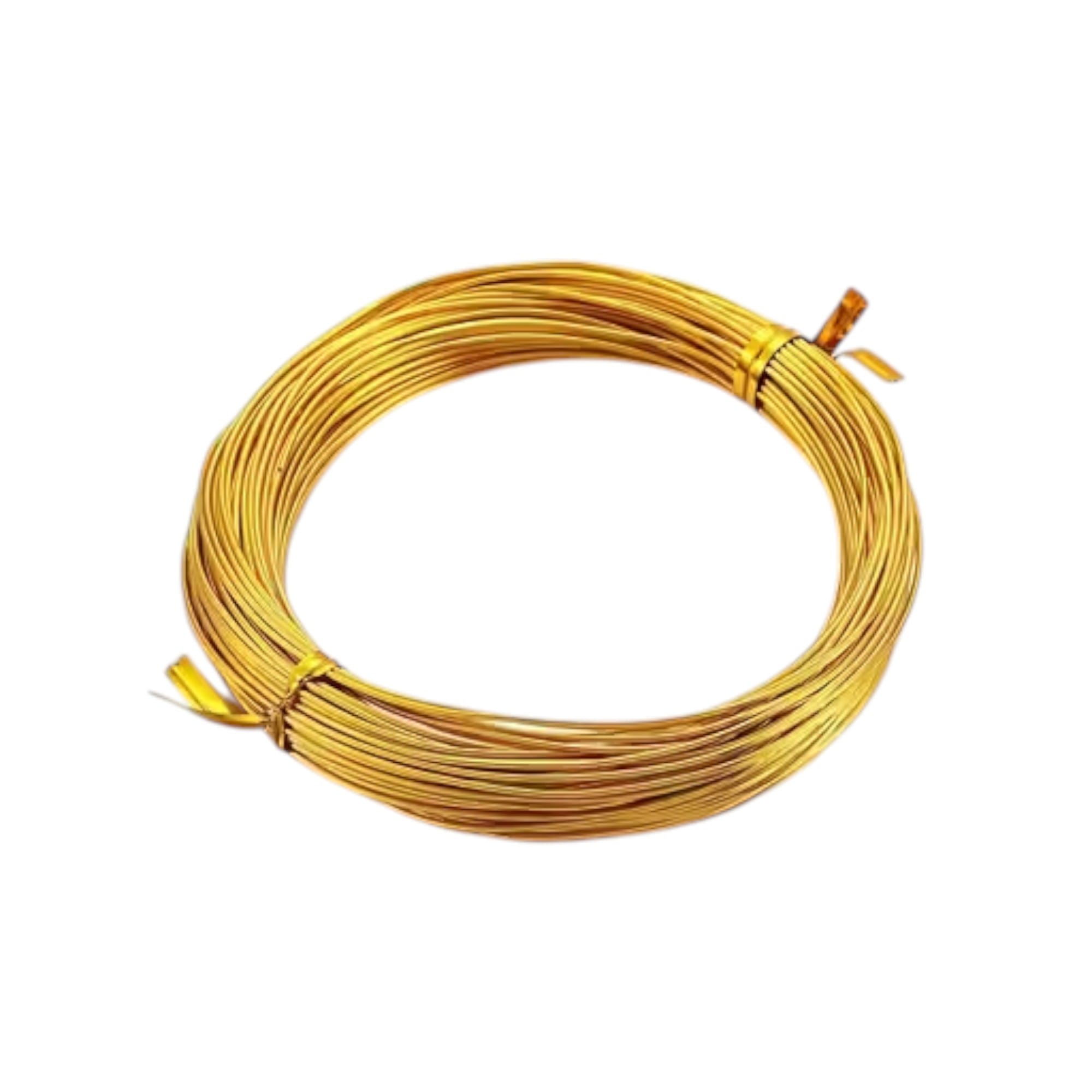 Beadsnfashion 10 Mtrs 1mm Aluminium Craft Wire (18 Gauge) for Jewellery Making, Flower Decoration - Image 2