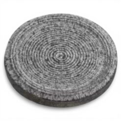 Natural Rubbing Stone for Turmeric, Sandalwood, Baby Medicines & Herbs – 4 Inch Round Stoneware Masher