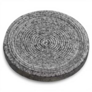 Natural Rubbing Stone for Turmeric, Sandalwood, Baby Medicines & Herbs – 4 Inch Round Stoneware Masher