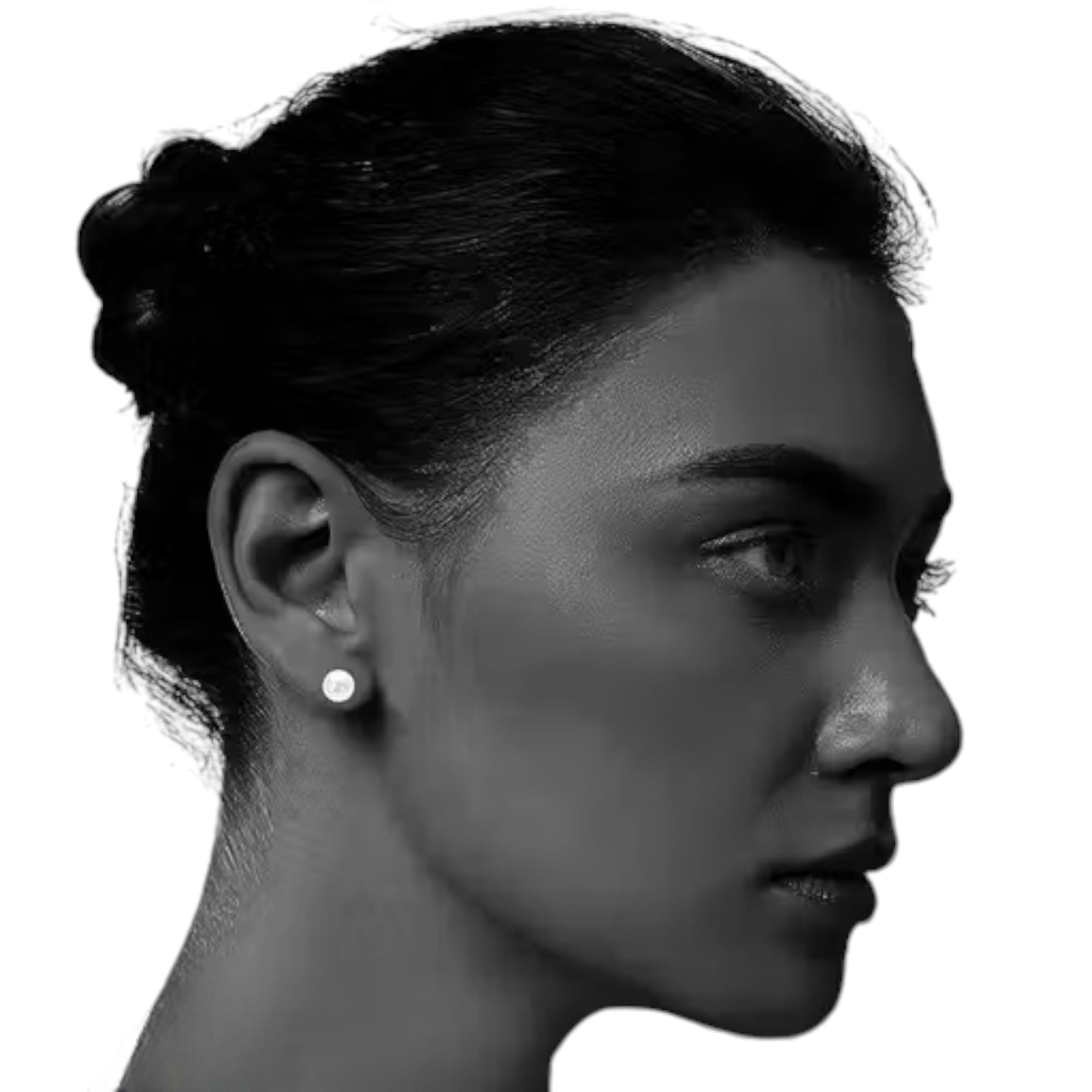 925 Pure Silver Pearl Stud Earrings - Image 3