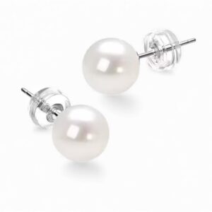 925 Pure Silver Pearl Stud Earrings