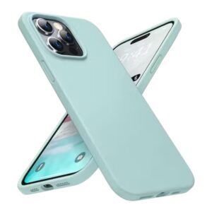 Turquoise Silicone iPhone 14 Case – Slim & Shockproof Cover