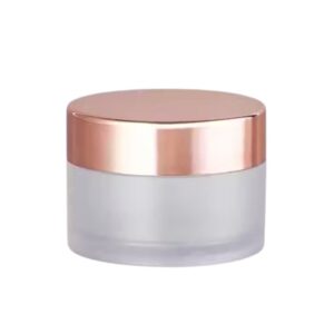 Multipurpose Frost Glass Cosmetic Jars - Pack of 10