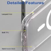 Ultra-Hybrid Magnetic Case for iPhone 12 Mini - Image 2