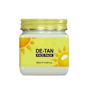 De-Tan Face Pack 380 ml – Glowing Skin, Oil Control, Acne & Pigmentation Removal | For Face & Body
