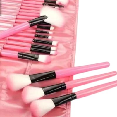 Rsentera Professional Pink Makeup Brush Set