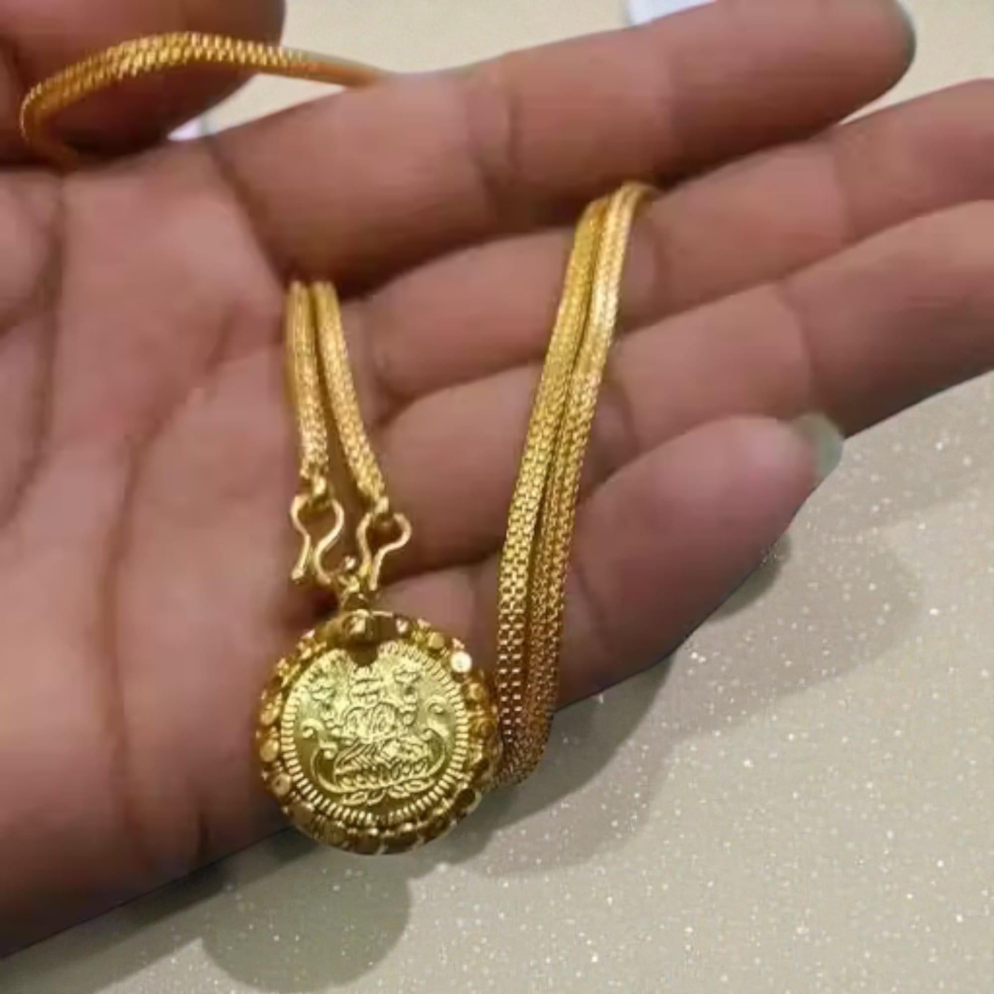 Elite Glittering Women Necklaces & Chains – Gold Plated Brass, Long - Image 3