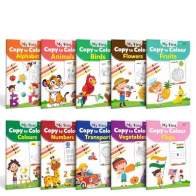 My First Colouring Combo: 10 Early Learning Books