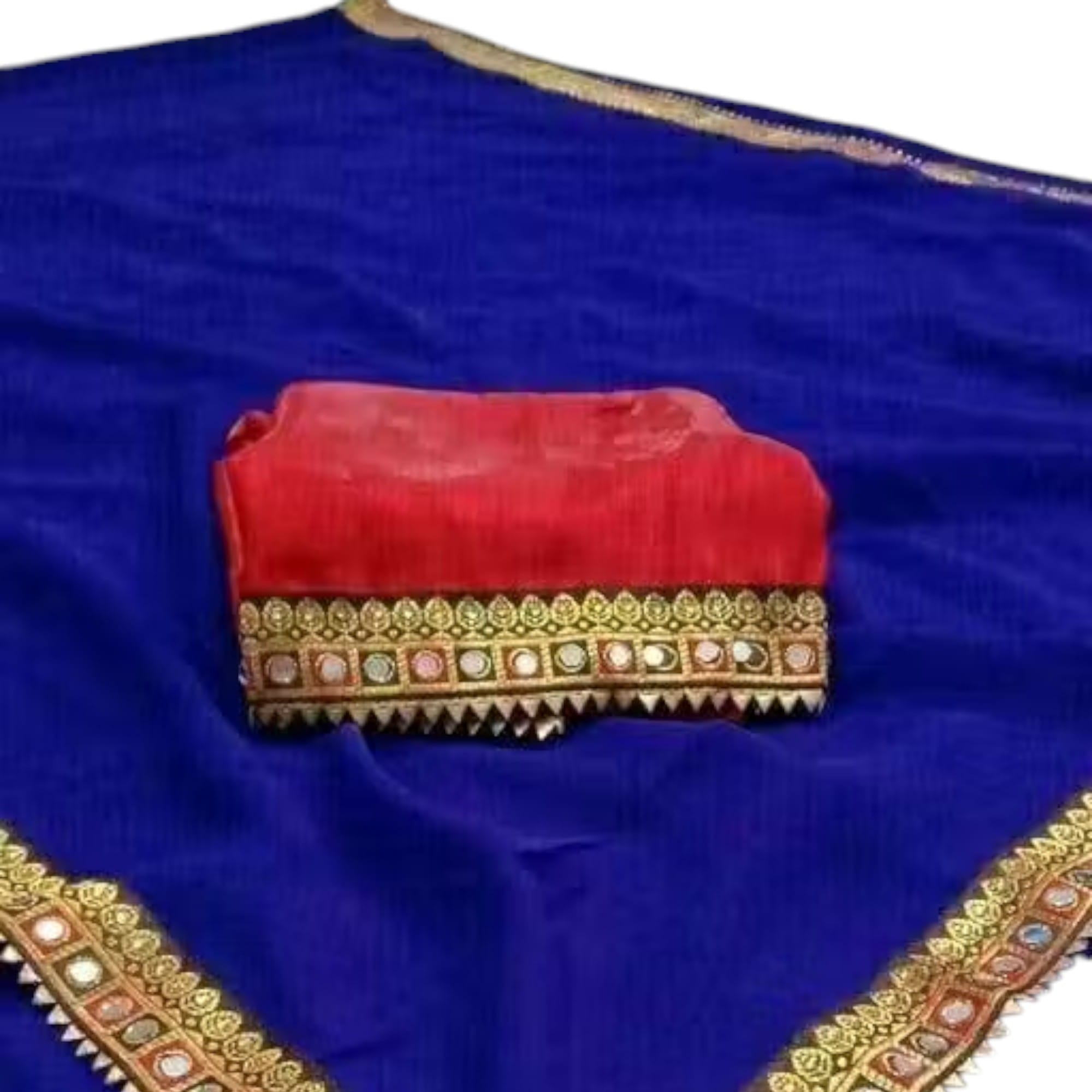 zyjlj_512 NET MIRROR SARRE – Elegant Net Saree with Mysore Silk Blouse - Image 1