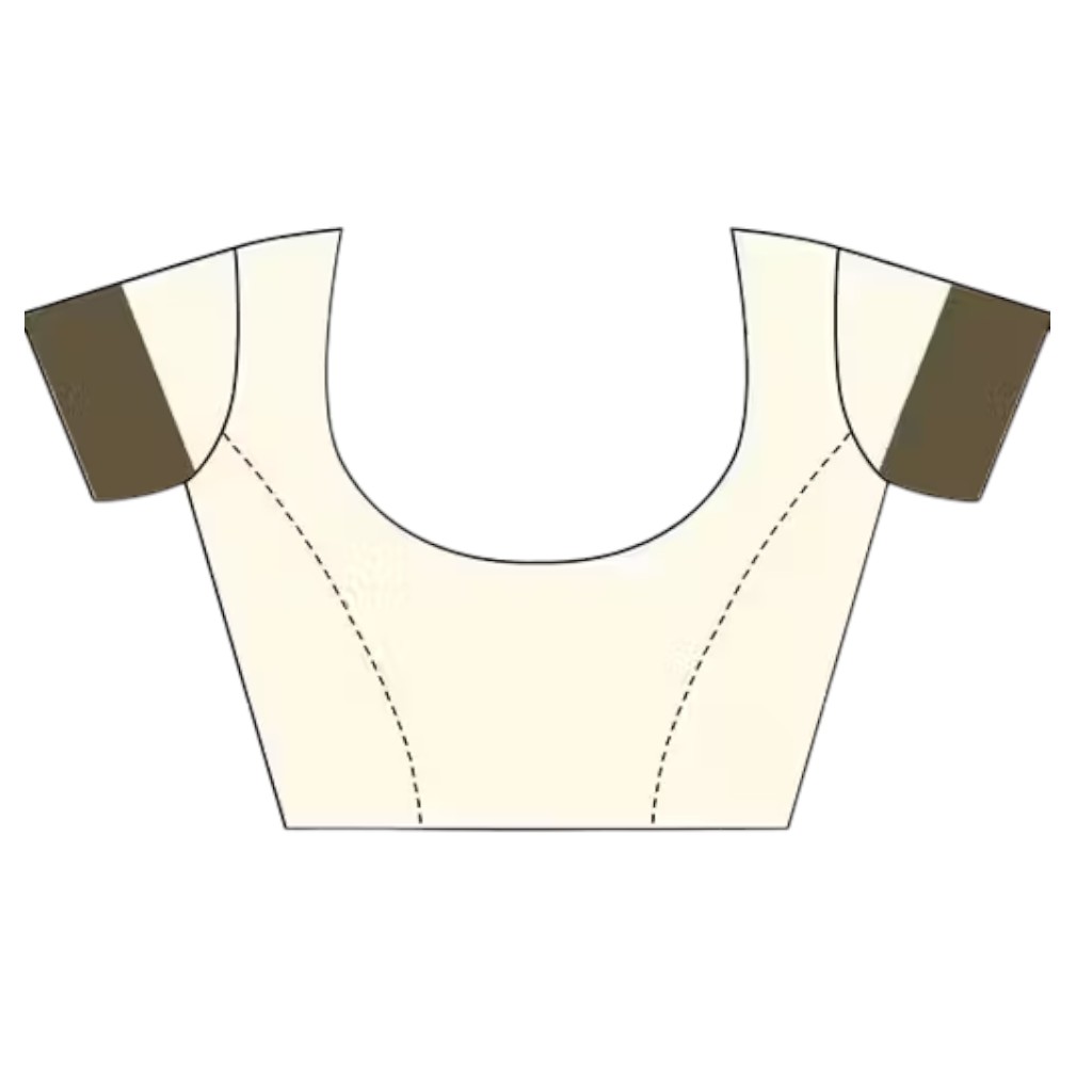 Kerala Colour Stripe Tissue Saree with Running Blouse - Image 3