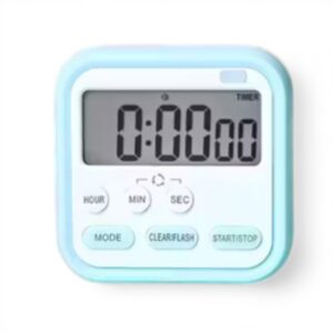 Trust Digital Stopwatch Timer with Alarm & Countdown – Blue Study Timer